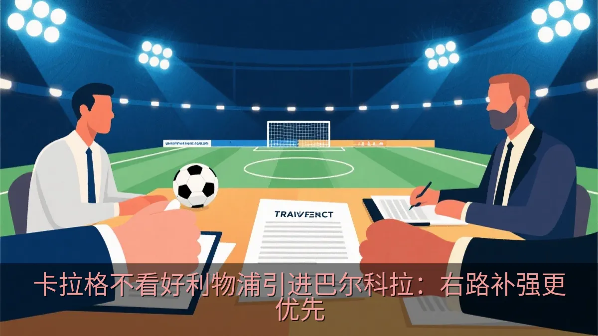 足球转会谈判主题的办公桌与球场元素插画。